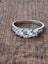Sterling Silver Ring With Clear Crystal Stones - $1.00 Reserve ! Carousel 3