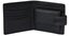 Nappa Leather Billfold Coin Pocket Wallet with RFID Protection in Black Carousel 2