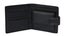 Nappa Leather Billfold Coin Pocket Wallet with RFID Protection in Black Carousel 5