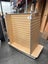 22806 - Mobile Wooden Slatwall Gondola - Used Carousel 1