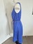 ELK - Blue Cotton Midi Dress - Sz 8 Carousel 2