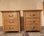 Two Oak Bedside Cabinets / drawers / side tables Carousel 1