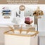 110L Large Laundry Basket with Lid Collapsible Clothes Basket Organizer Carousel 5