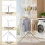 Clothes Rack Airer 2 Tier Rotatable Hanger Foldable Carousel 6