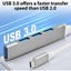 4 Port USB C to USB 3.0 Hub Compact Type C Expansion Adapter Carousel 3