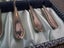Vintage 1950's silver dessert forks set Carousel 7