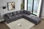 Liberty Premium Chenille Fabric Sectional Sofa Chaise Facing right With Ottoman Carousel 3