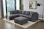 Liberty Premium Chenille Fabric Sectional Sofa Chaise Facing Left With Ottoman Carousel 1
