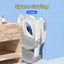 Bopeep Kids Toilet Ladder Toddler Training Step Stool Soft Seat Non Slip Grey Carousel 9