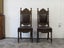 Pair Of Lovely Oak Chairs Carousel 5
