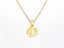 Elegant Gold-Plated Alphabet Necklace Carousel 1