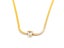 Heart Cubic Zirconia Necklace, 14K Gold Plated Titanium Carousel 2