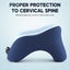 Travel Neck Pillow Memory Foam Neck Support Pillow Nap Pillow Carousel 9