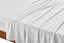 Brosa Stonewashed Cotton Sheet Set (White, Single) Carousel 4