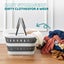 Foldable Laundry Basket Storage Laundry Basket - Collapsible Pop Up Basket Carousel 3