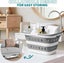 Foldable Laundry Basket Storage Laundry Basket - Collapsible Pop Up Basket Carousel 4
