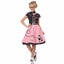 50s Sweetheart Greaser Pink Rock Roll Sock Hop Book Week Girls Costume Carousel 2