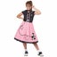 50s Sweetheart Greaser Pink Rock Roll Sock Hop Book Week Girls Costume Carousel 3