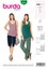 Burda Style Pattern 6231 Misses' Top with Rounded Neckline – Singe or Double Carousel 1
