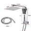 Rain Shower Head Taps Mixer Set 10 Inch Carousel 2