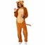 Lion Furry Wild Animal Funny Unisex Adult Mens Costume Jumpsuit Carousel 3