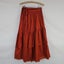 Jac + Jack Orange tiered Wrap skirt size 10 as new Carousel 4