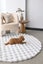Washable Rug - White 150X150Cm Carousel 2