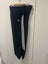 Vintage Y2K Adidas Track Pants Draw String Ankle Zip 3 Stripe Size Large Carousel 5