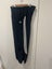 Vintage Y2K Adidas Track Pants Draw String Ankle Zip 3 Stripe Size Large Carousel 6