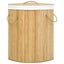 Vida Xl Bamboo Corner Laundry Basket 60 Carousel 3