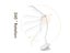 LED Clip Table Lamp Double Head Flexo Desk Lamp Touch Dimmable Recharge 4000MAH Carousel 8