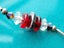 Crystal , hematite and silver bead necklace, 925 clasp Carousel 2