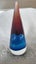 ~" Flavio Poli Seguso Style Sommerso Teardrop Art Glass "~ Carousel 12