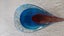 ~" Flavio Poli Seguso Style Sommerso Teardrop Art Glass "~ Carousel 17