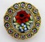 VINTAGE 1950'S ITALIAN MICRO MOSAIC BROOCH - HANDCRAFTED IN ITALY Carousel 1