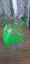 RARE Collectable Uranium Glass - Antique Art Deco French Glass Wine Decanter Carousel 7