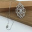 925 Sterling Silver CZ Diamond Necklace "Bridgerton" Carousel 5