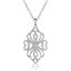 925 Sterling Silver CZ Diamond Necklace "Bridgerton" Carousel 9