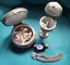 $1RES!! WINTERS CHEER PORCELAIN TRINKET+RING Boxes WILL JEWELRY Carousel 1