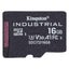 Kingston Industrial microSDHC Memory Card - 16GB UHS-I - U3 - V30 - A1 - Read up Carousel 1