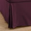 Dreamaker Superfine Washed Microfibre Pleated Valance Cherry King Bed Carousel 3