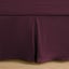 Dreamaker Superfine Washed Microfibre Pleated Valance Cherry King Bed Carousel 4