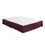 Dreamaker Superfine Washed Microfibre Pleated Valance Cherry King Bed Carousel 5