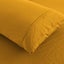 Dreamaker Superfine Washed Microfibre Combo Fitted Sheet Set Mustard King Single Carousel 3