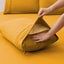 Dreamaker Superfine Washed Microfibre Combo Fitted Sheet Set Mustard King Single Carousel 8