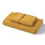 Dreamaker Superfine Washed Microfibre Combo Fitted Sheet Set Mustard King Single Carousel 9