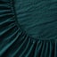 Dreamaker Superfine Washed Microfibre Combo Fitted Sheet Set Teal King Single Carousel 5