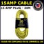 30MTR 15AMP HEAVY DUTY EXTENSION CORD 15 AMP PLUGS Carousel 1