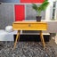 Cool, solid wood midcentury desk or hall table Carousel 1