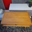 Cool, solid wood midcentury desk or hall table Carousel 2